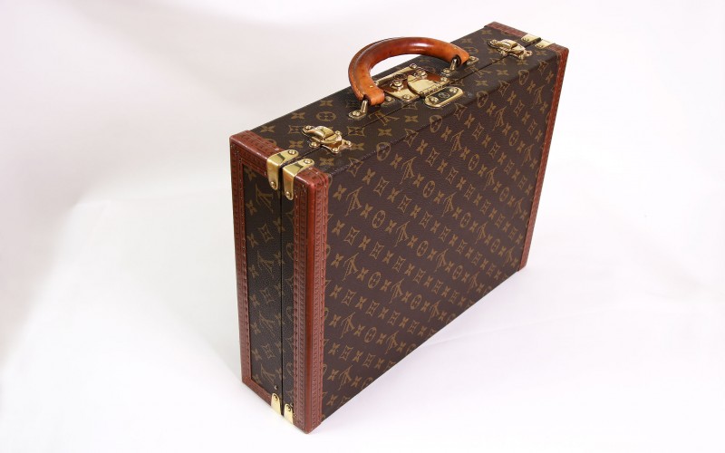 Louis Vuitton Monogram President 45 M53012 Trunk PVC Leather Brown EIT –  NUIR VINTAGE