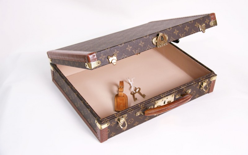 Louis Vuitton Damier Graphite President Classeur Briefcase Trunk Attache  33lk721 at 1stDibs