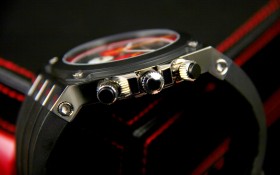 MARANELLO V8 QUARTZ CHRONOGRAPH BLACK-RED